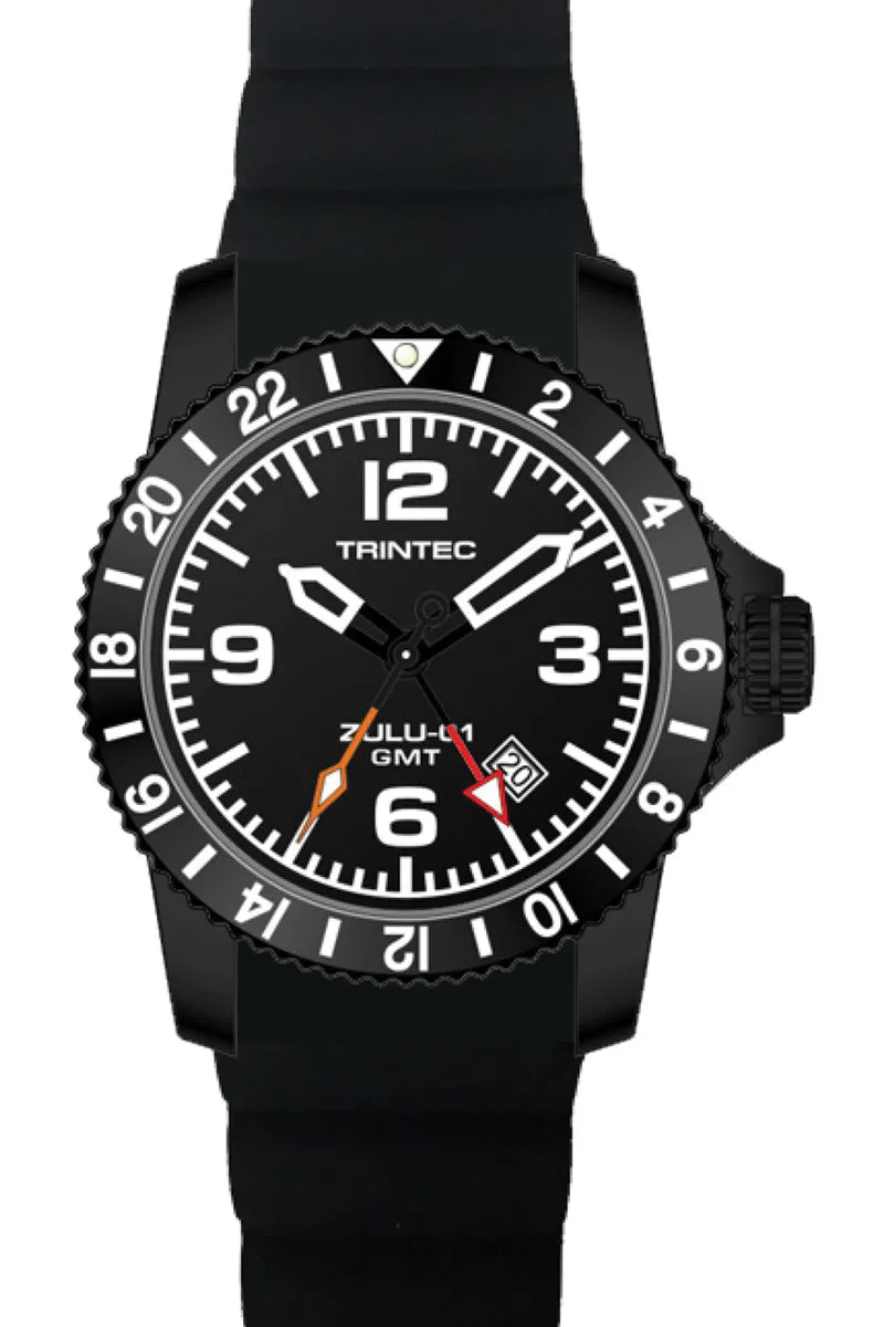 ZULU-01 GMT / Black / Quartz